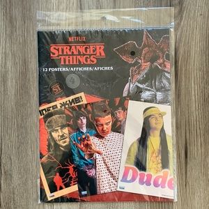 NETFLIX STRANGER THINGS 12 POSTERS 11" x 8.5" StrangerThings Art Wall Poster New